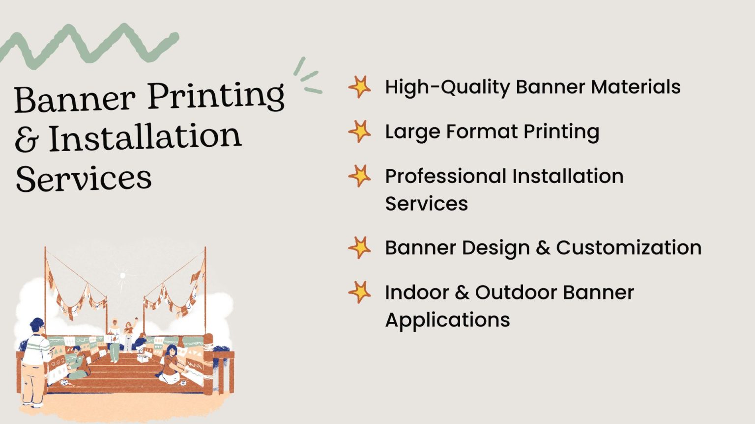 Banner Printing & Installation Services in Singapore - Printing Services