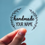 Transparent sticker
