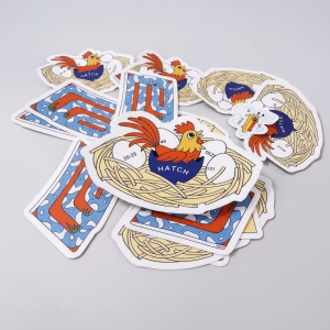 Vinyl sticker die cut