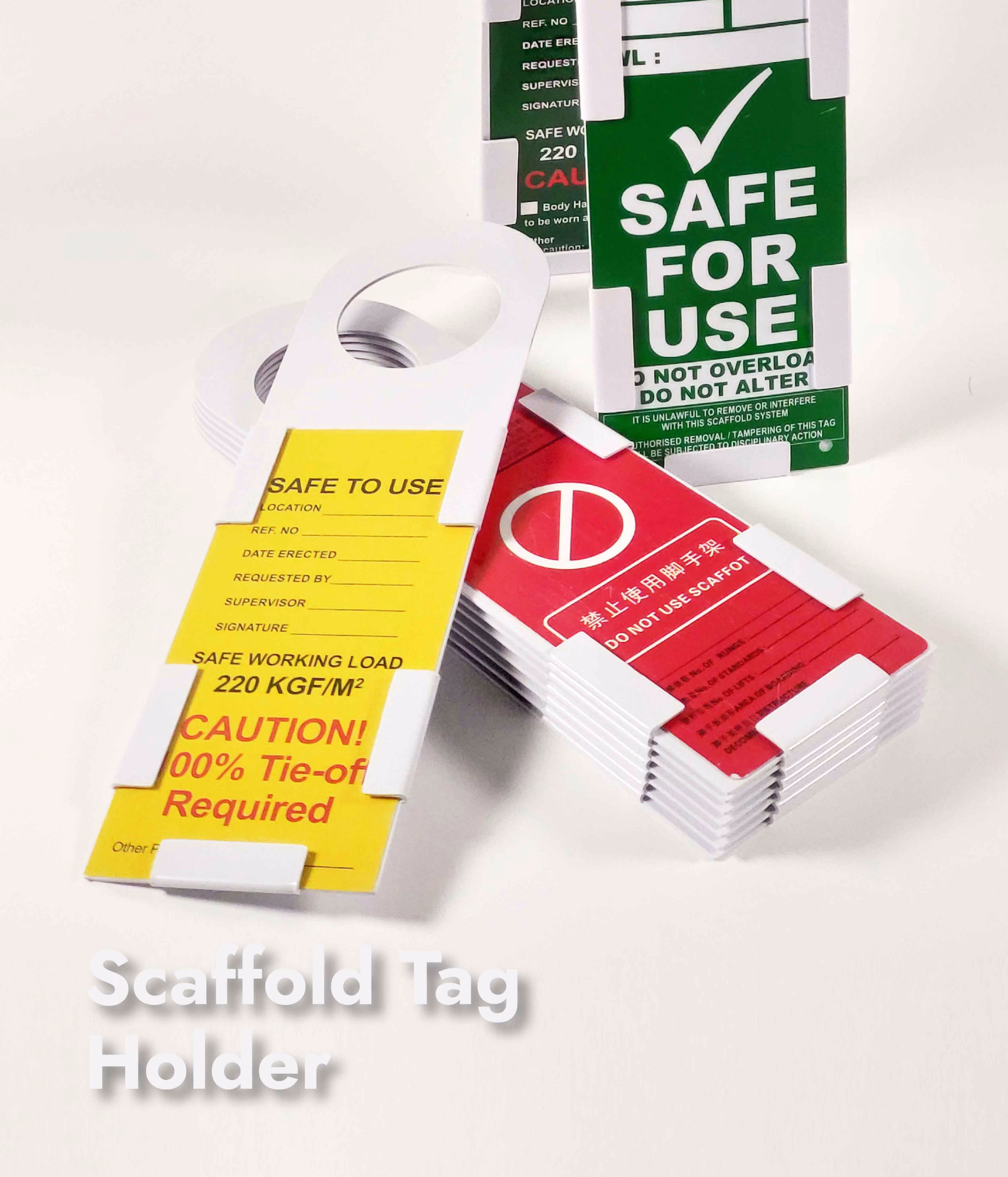 Scaffold Tag Holder
