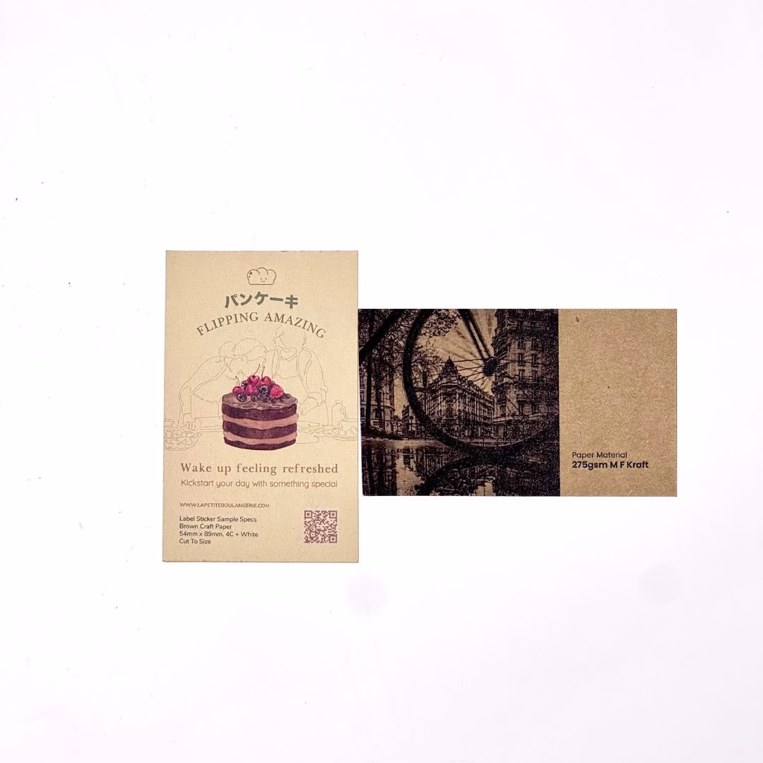 Kraft Name Cards