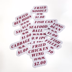 labelling pricing stickers